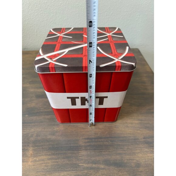 AMC Minecraft Movie Premier TNT Popcorn Bucket Tin Metal Great Condition - Picture 5 of 6